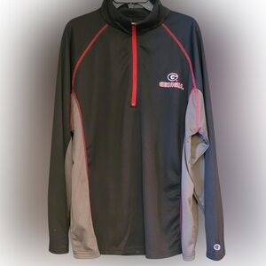 Georgia Bulldogs Champion Black and Gray Windbreaker Athletic Jacket